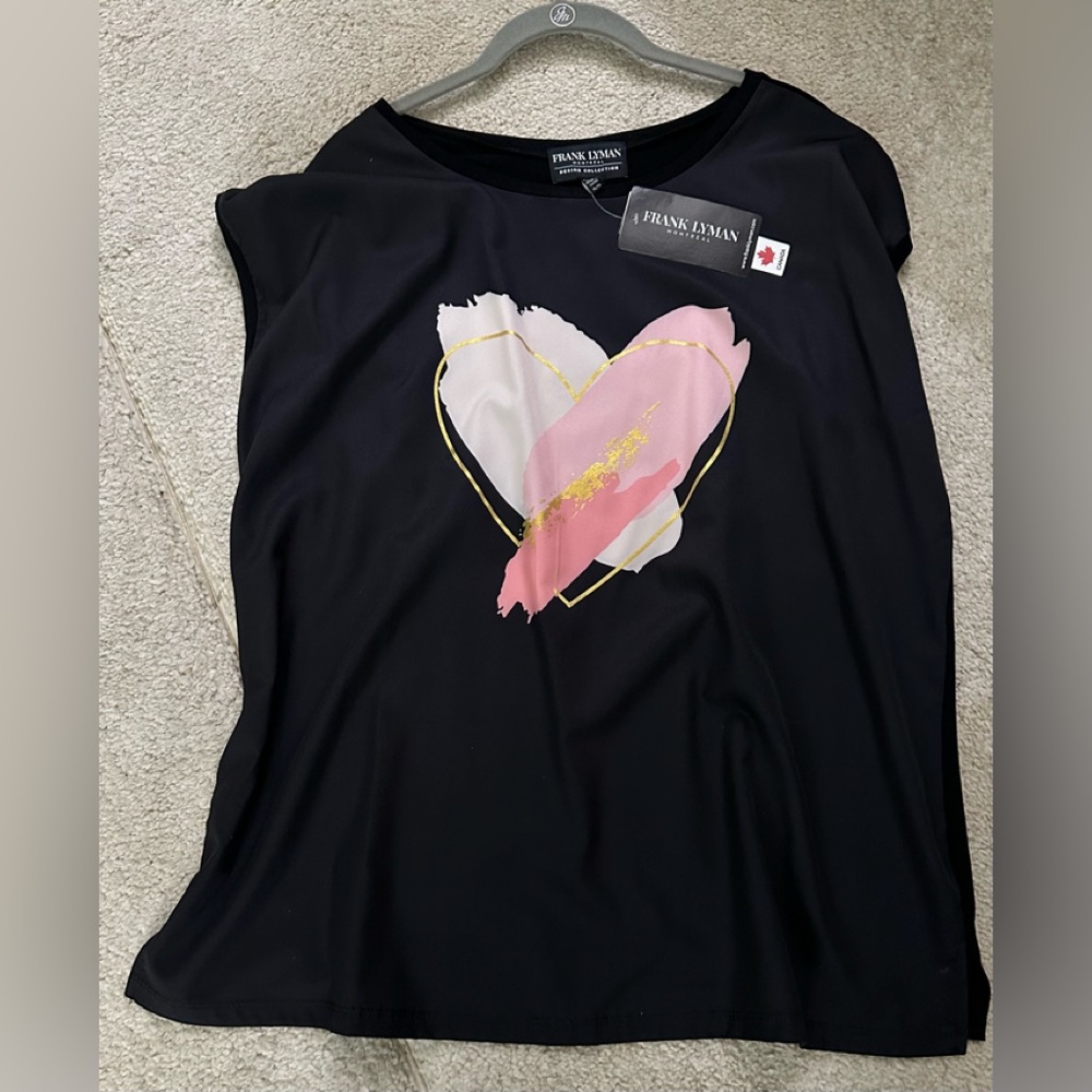 NWT Frank Lyman black top